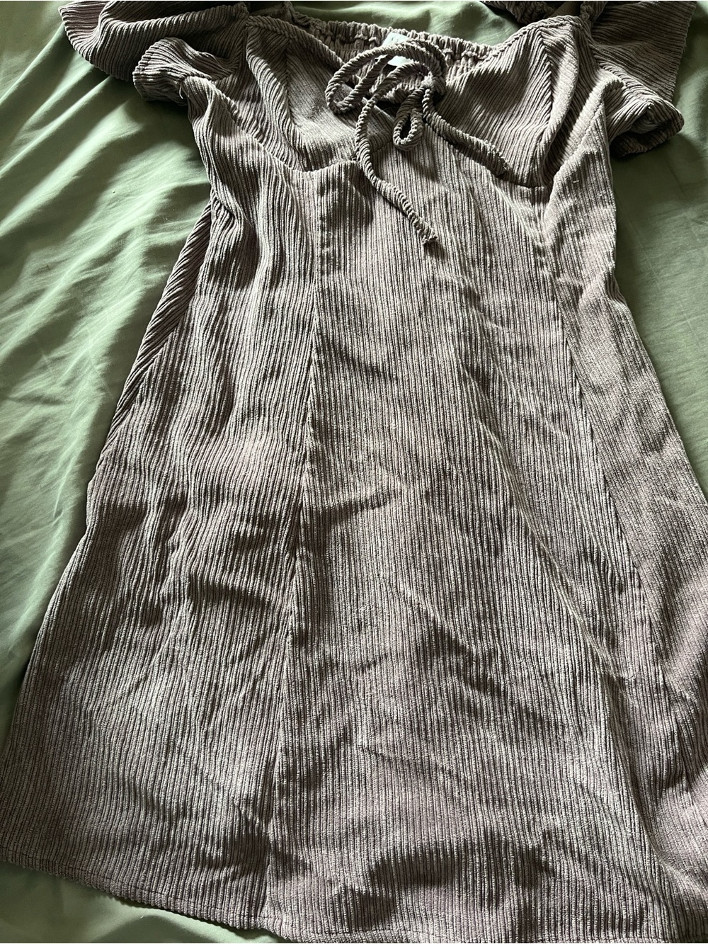 ASOS Corduroy Mauve Mini Dress